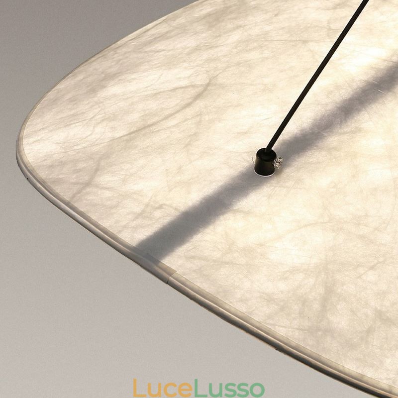Lampada da soffitto Decorazione in seta Lampada a sospensione Bianco caldo