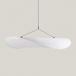 Lampada da soffitto Decorazione in seta Lampada a sospensione Bianco caldo