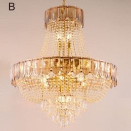 Lampada a sospensione in cristallo Lampada da soffitto decorativa di lusso