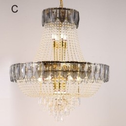 Lampada a sospensione in cristallo Lampada da soffitto decorativa di lusso