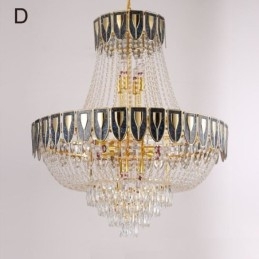 Lampada a sospensione in cristallo Lampada da soffitto decorativa di lusso