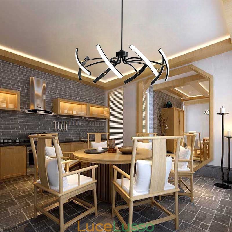 Lampada a sospensione Plafoniera minimalista trasformabile