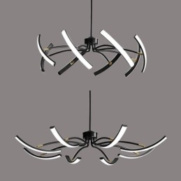 Lampada a sospensione Plafoniera minimalista trasformabile