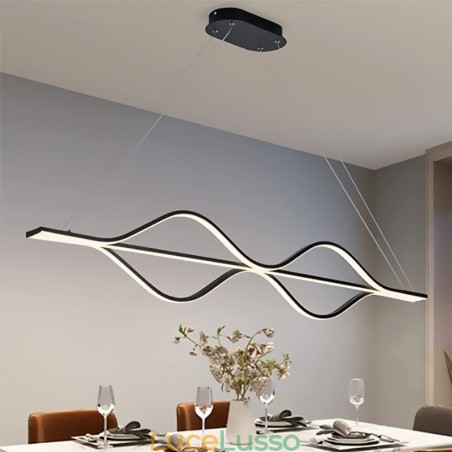 Lampada a sospensione minimalista Wave Light Ceiling Light Lampada a sospensione minimalista Wave Light Ceiling Light