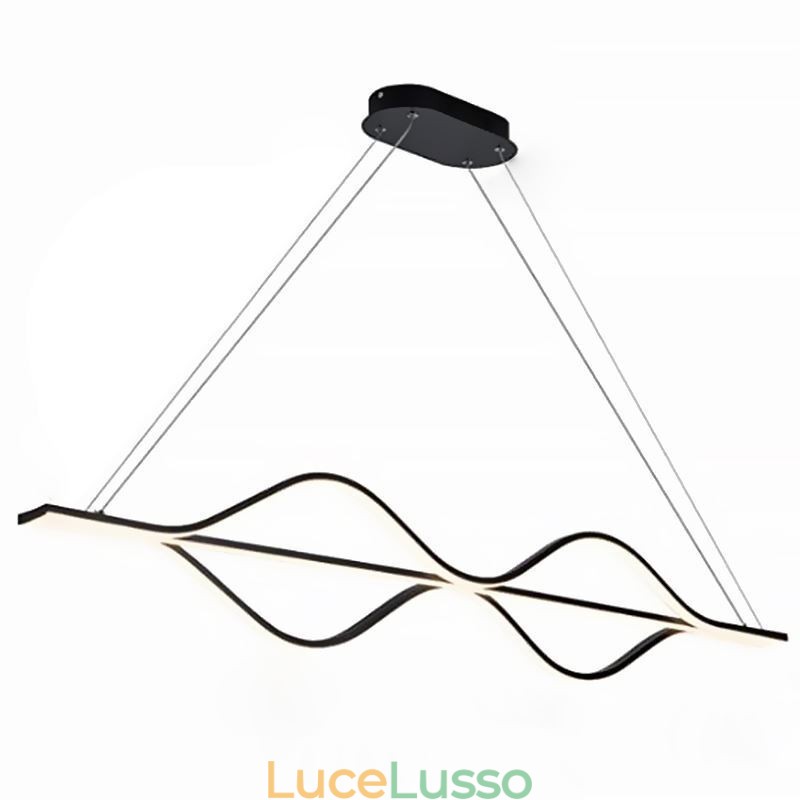 Lampada a sospensione minimalista Wave Light Ceiling Light