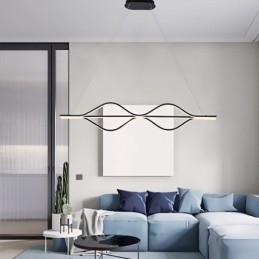 Lampada a sospensione minimalista Wave Light Ceiling Light