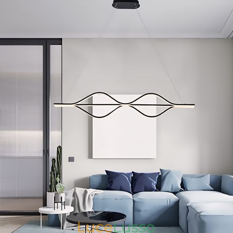 Lampada a sospensione minimalista Wave Light Ceiling Light