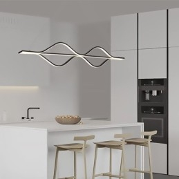 Lampada a sospensione minimalista Wave Light Ceiling Light