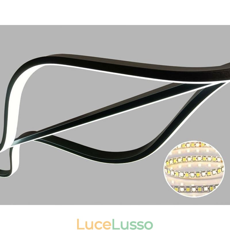 Lampada a sospensione minimalista Wave Light Ceiling Light