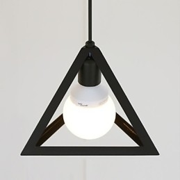 Lampadario in metallo dipinto in stile mini lanterna