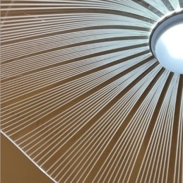 Lampada a sospensione in acrilico con foglia di loto Lampada da soffitto