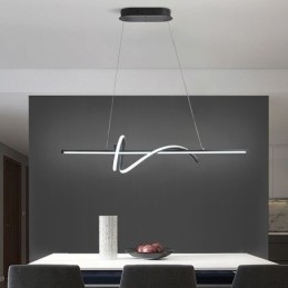 Lampada a sospensione minimalista Lampada da soffitto corta avvolgente