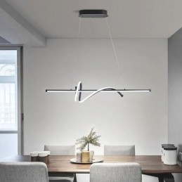 Lampada a sospensione minimalista Lampada da soffitto corta avvolgente