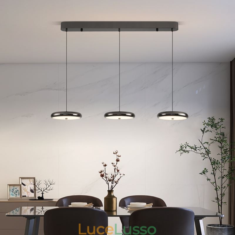 Lampada da soffitto Lampada a sospensione a tre teste