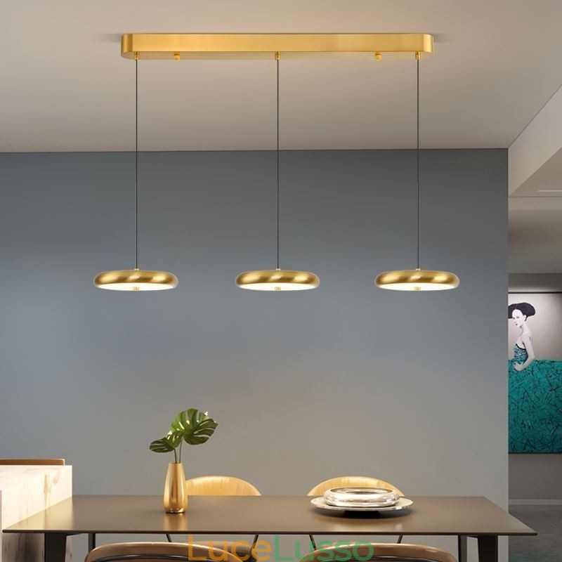 Lampada da soffitto Lampada a sospensione a tre teste