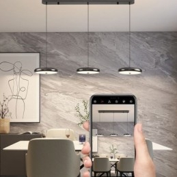 Lampada da soffitto Lampada a sospensione a tre teste