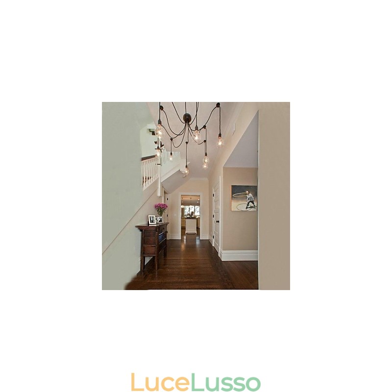 Lampadario a bulbo stile rurale contratto del Nord America