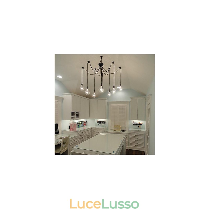 Lampadario a bulbo stile rurale contratto del Nord America