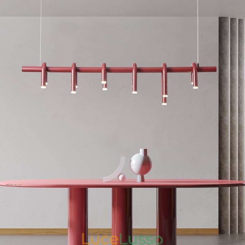 Lampada a sospensione decorativa a forma di U