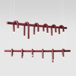 Lampada a sospensione decorativa a forma di U