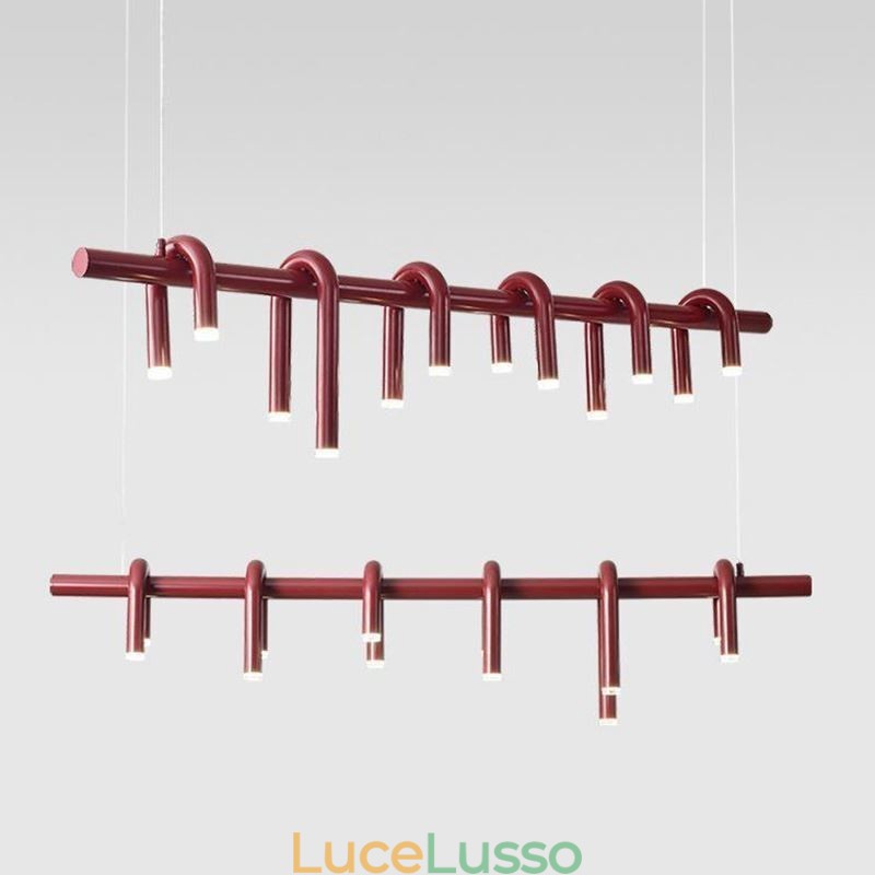 Lampada a sospensione decorativa a forma di U