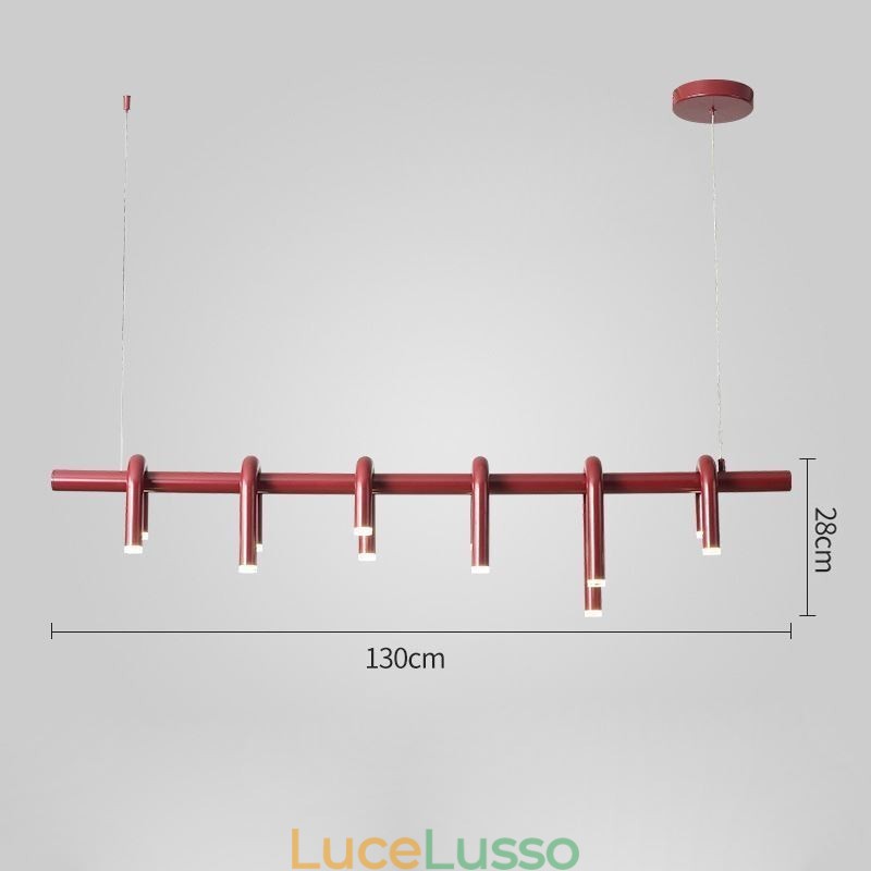 Lampada a sospensione decorativa a forma di U