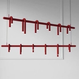 Lampada a sospensione decorativa a forma di U