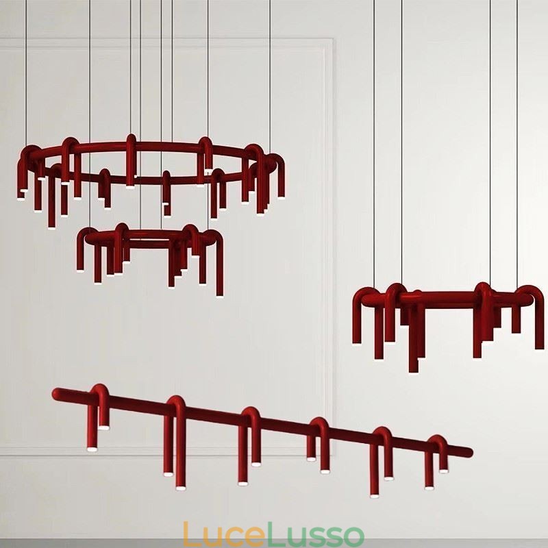 Lampada a sospensione decorativa a forma di U