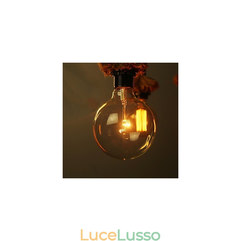 Lampadario Tradizionale Classico Vetro