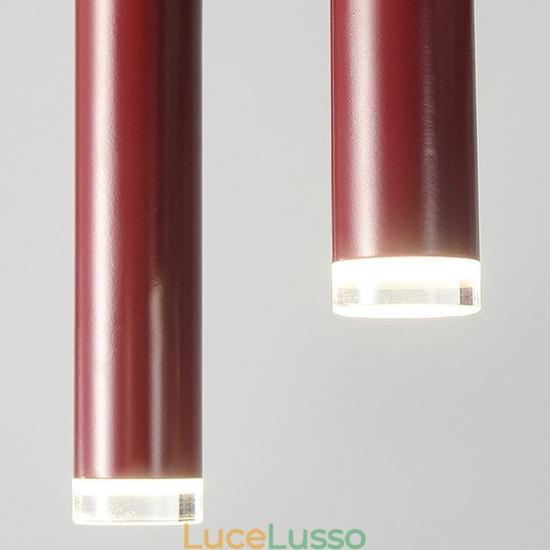 Lampada da soffitto moderna nordica duplex edificio circolare a forma di U lampada a sospensione