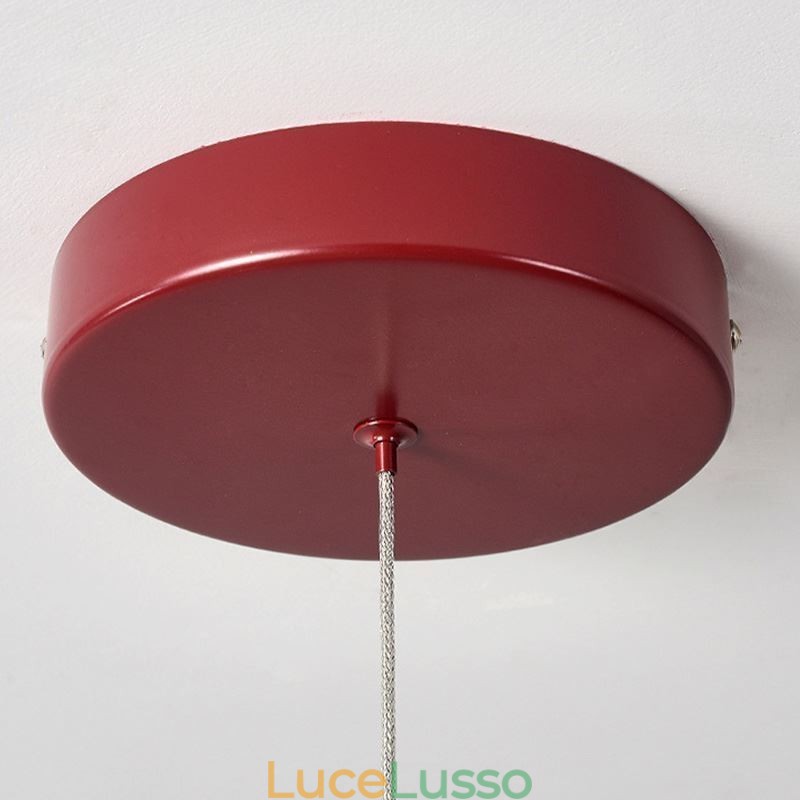 Lampada da soffitto moderna nordica duplex edificio circolare a forma di U lampada a sospensione