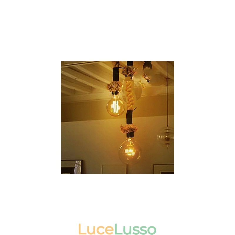 Lampadario Tradizionale Classico Vetro