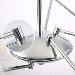 Lampada a sospensione in vetro in stile europeo, semplice lampada da soffitto Magic Beans