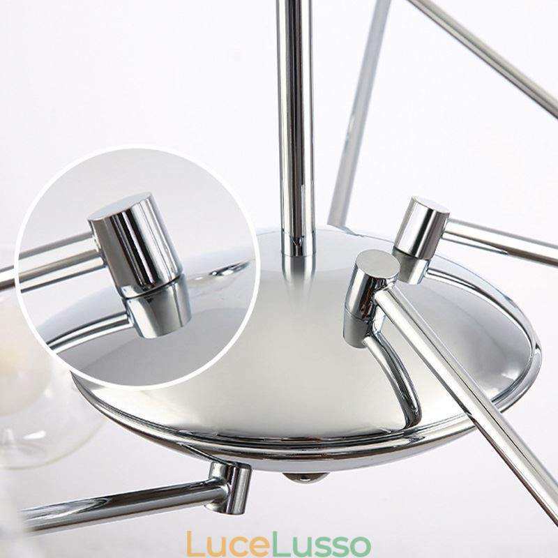 Lampada a sospensione in vetro in stile europeo, semplice lampada da soffitto Magic Beans