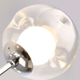 Lampada a sospensione in vetro Lampada a sospensione europea Magic Bean 4 luci