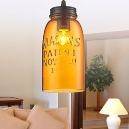 Lampada a sospensione 1 luce stile Italia Galvanica trasparente