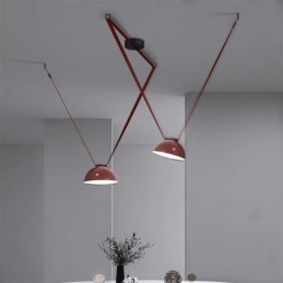Luce pendente a cintura Stile europeo semplice Wabi Sabi Luce da soffitto a cintura