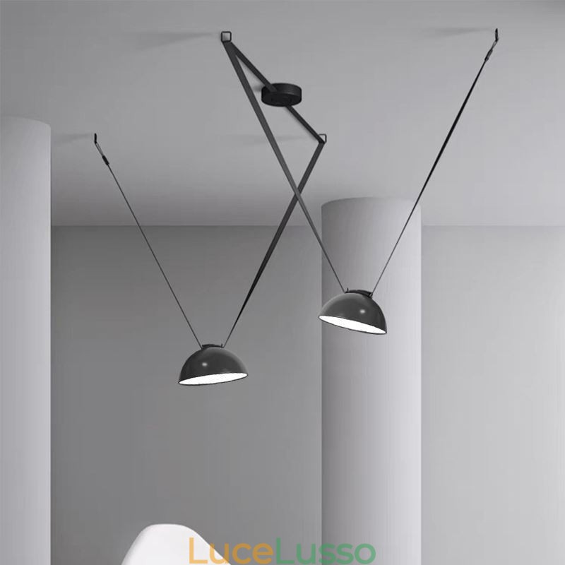 Luce pendente a cintura Stile europeo semplice Wabi Sabi Luce da soffitto a cintura
