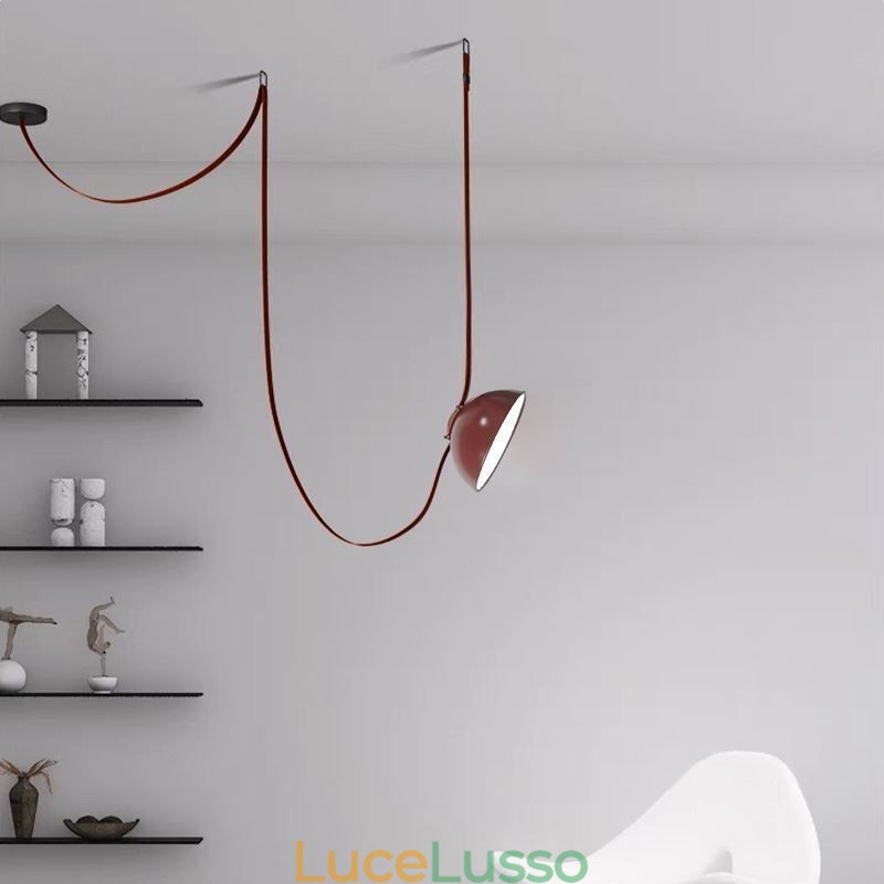 Luce pendente a cintura Stile europeo semplice Wabi Sabi Luce da soffitto a cintura