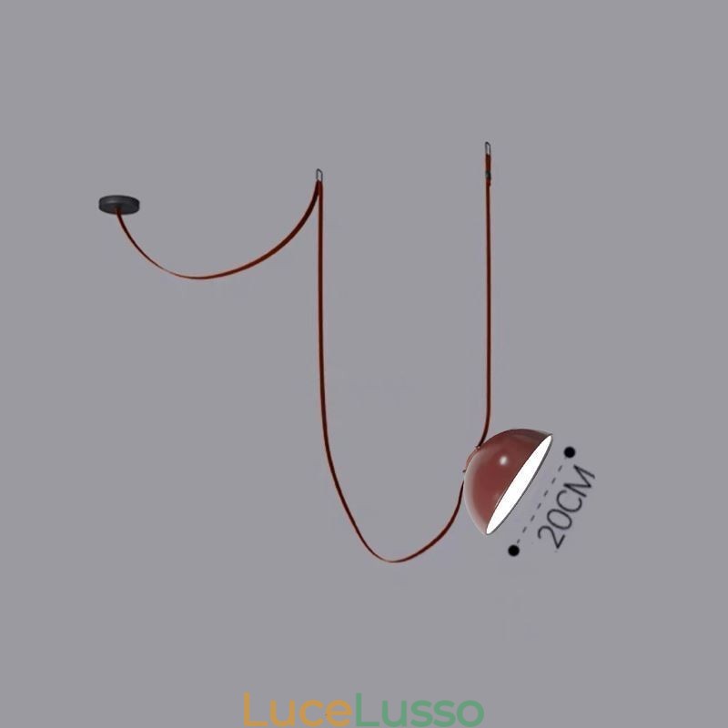 Luce pendente a cintura Stile europeo semplice Wabi Sabi Luce da soffitto a cintura