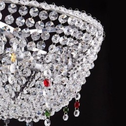 Lampada a sospensione in cristallo Luce moderna Lampada da soffitto di lusso