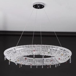 Lampada a sospensione in cristallo Luce moderna Lampada da soffitto di lusso