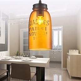 Lampada a sospensione 1 luce stile Italia Galvanica trasparente