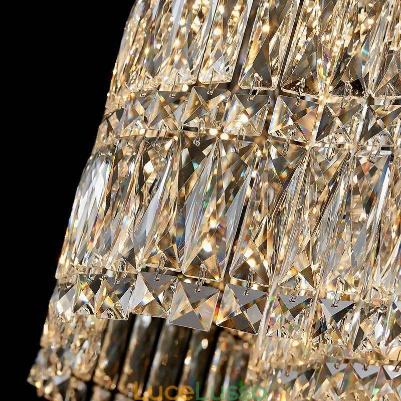 Lampada da soffitto in cristallo Lampada a sospensione moderna e semplice