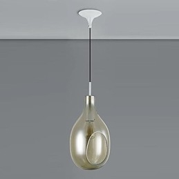 Lampadario 1 luce semplice moderno artistico pendente luce