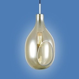 Lampadario 1 luce semplice moderno artistico pendente luce