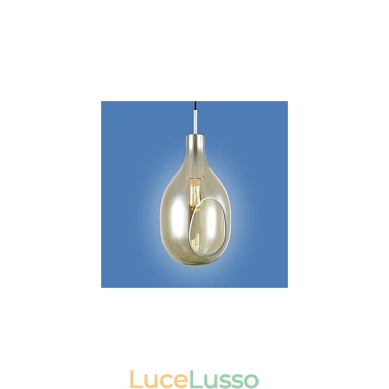 Lampadario 1 luce semplice moderno artistico pendente luce