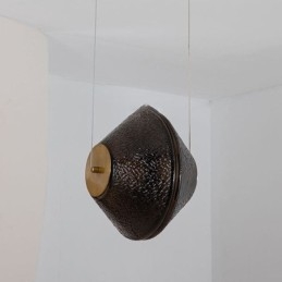 Lampada a sospensione moderna semplice in vetro singolo piccola lampada da soffitto