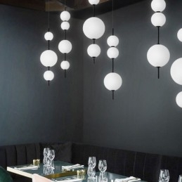 Lampada a sospensione moderna minimalista Magic Beans Molecule Lampada da soffitto