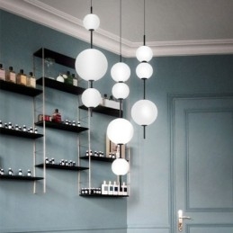Lampada a sospensione moderna minimalista Magic Beans Molecule Lampada da soffitto
